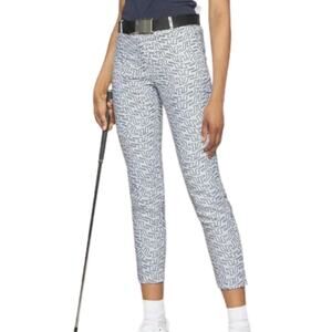 J. Lindeberg Pia Print Pant 26 | NWT | White Swirl Golf Trousers